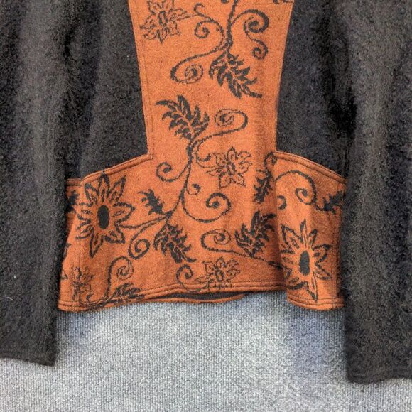 Alpaca Design Chompas Women's Blazer Jacket Medium Multicolor Tapestry Floral - Picture 7 of 12